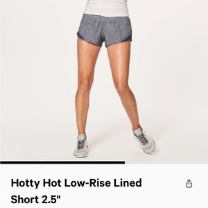 Lululemon hotty hot short